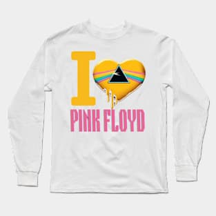 Wear Your Heart: 'I Love Pink Floyd' Shirt Long Sleeve T-Shirt